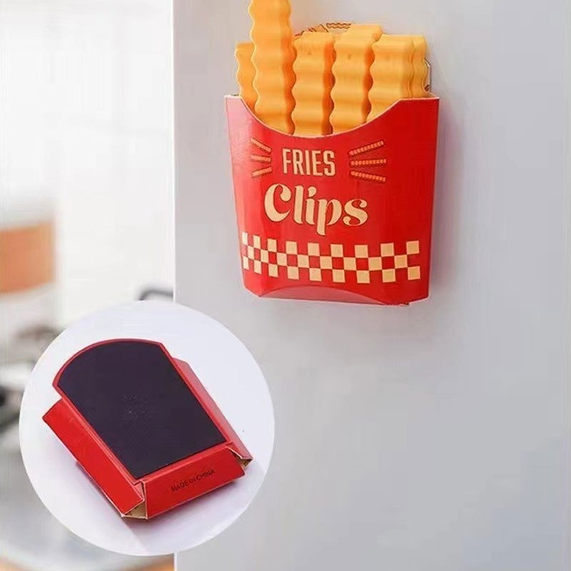 13pcs chip shaped food storage clips with sealing boxes snack freshness preservers for fries chips and more details 9