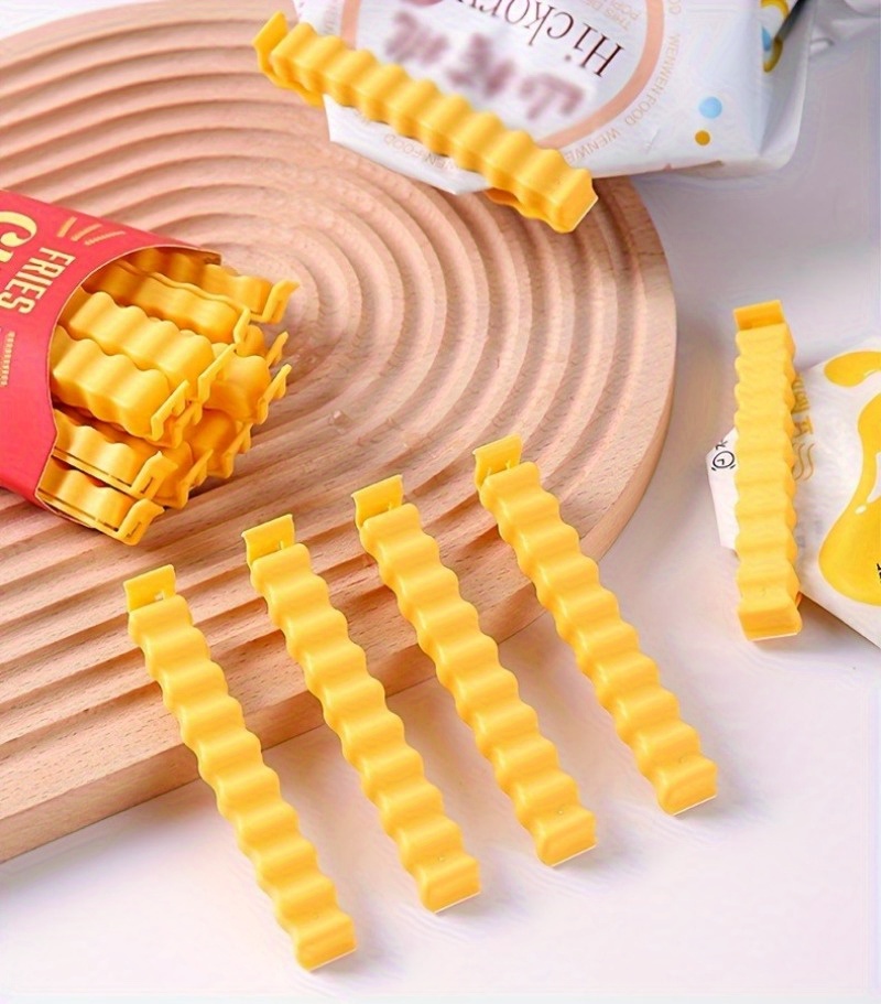 13pcs chip shaped food storage clips with sealing boxes snack freshness preservers for fries chips and more details 15