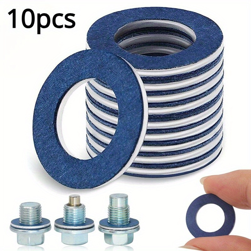 

10pcs Drain , Pan #90430-12031, Replacement Washer For Car , Round , Universal Fit