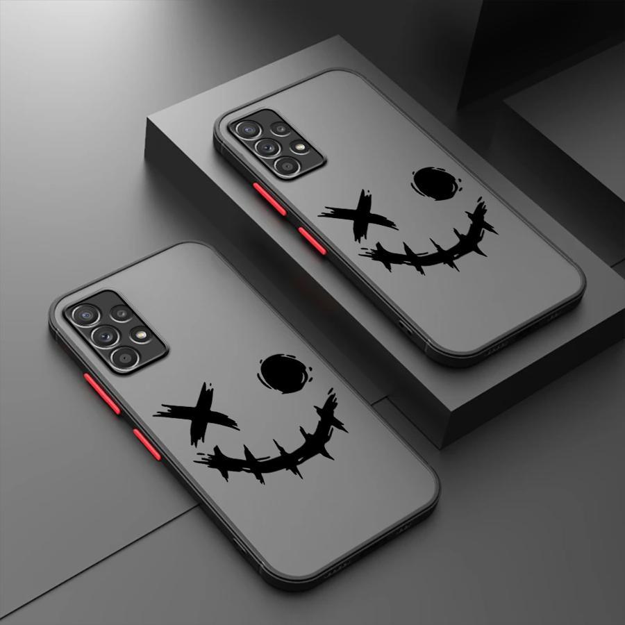 

Phone Case A55 A25 A35 A15 A54 A34 Smiling Devil Cartoon A14 A24 A53 A33 A23 A13 Matte Cover A52 A32 A22 A12 A51 A71 A72 A73 Protective High-quality Shockproof