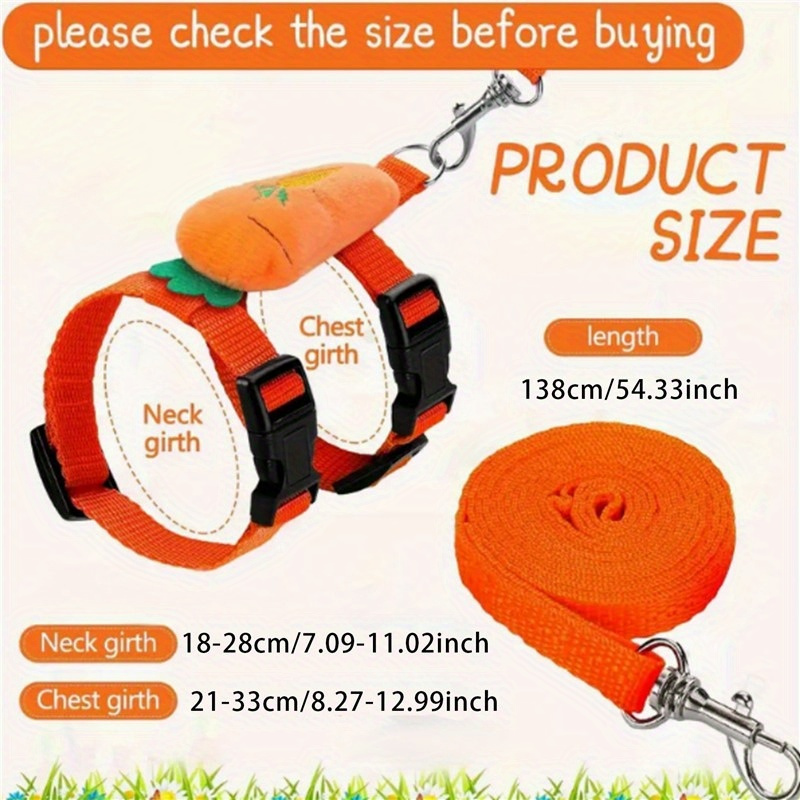 One Piece of Adjustable Leash for Small Pets, Suitable for Rabbits.