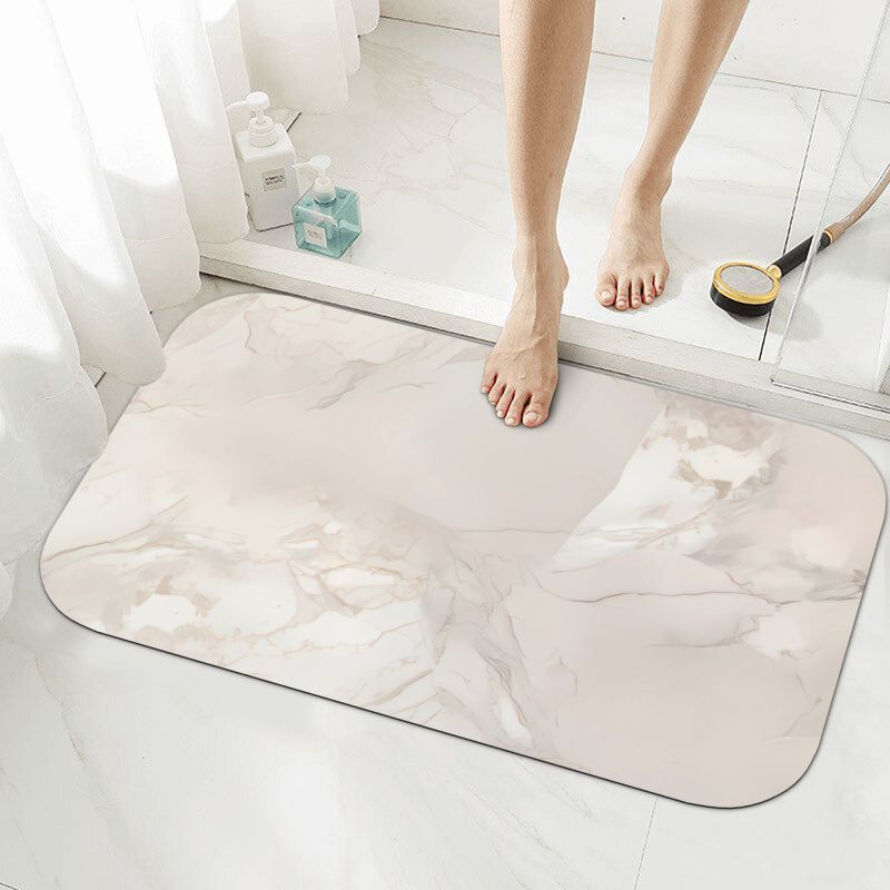 

2-size Diatomaceous Earth Bath Mat - , For Bathroom, Kitchen & Bedroom,