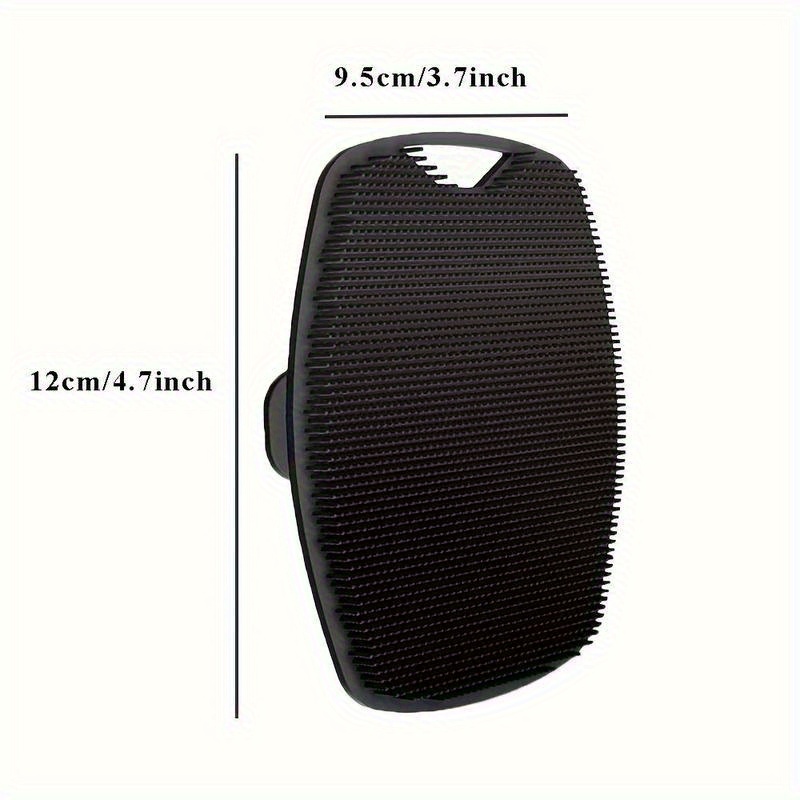 SoftTouch Gentleman's Exfoliator - Ergonomic Non-Slip Handle, Soft Body Scrubber for Gentle Skin Exfoliation, Easy to Clean and Rinse, Perfect for Shower or Bath Time