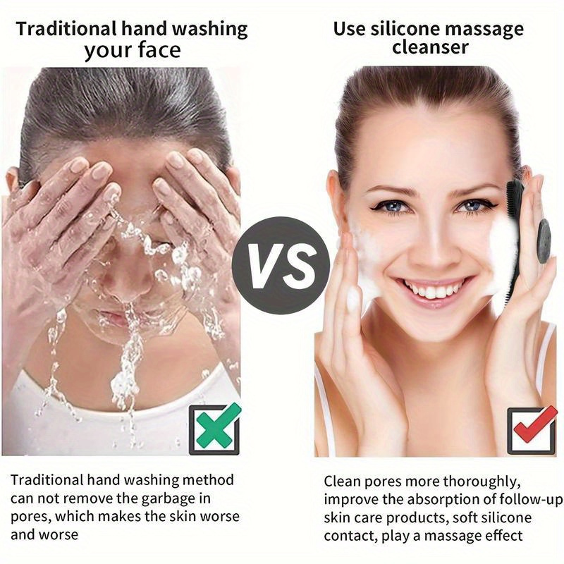 SoftTouch Gentleman's Exfoliator - Ergonomic Non-Slip Handle, Soft Body Scrubber for Gentle Skin Exfoliation, Easy to Clean and Rinse, Perfect for Shower or Bath Time