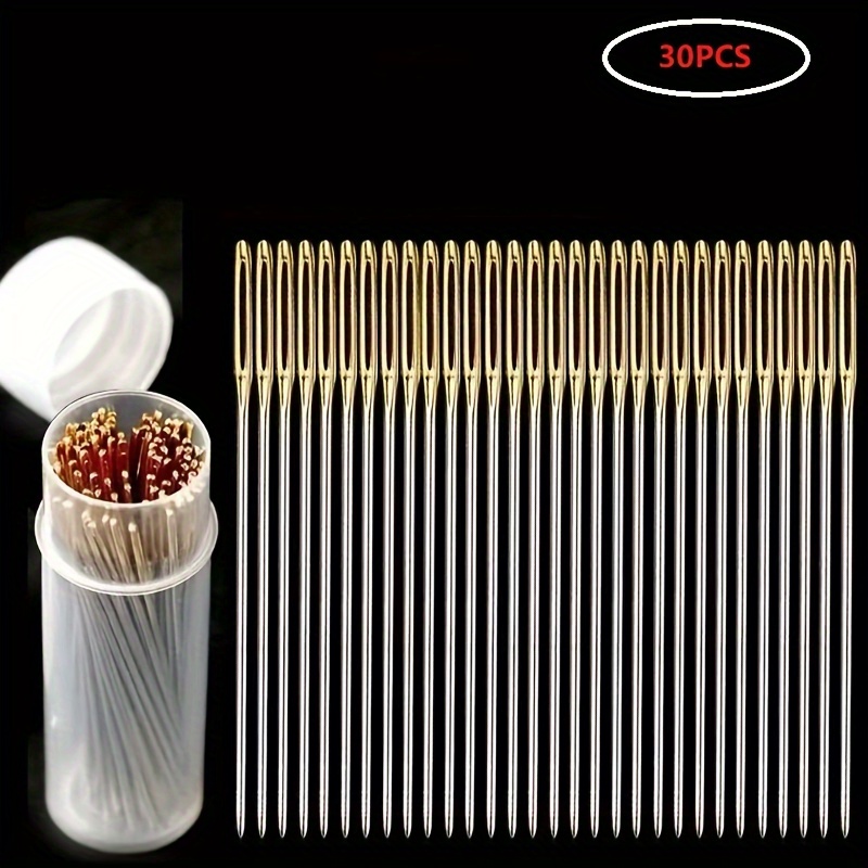 

30pcs Stitch Needle, Needle, Embroidery Special Needle, Big Eyes Needle, Needle, Round Needle