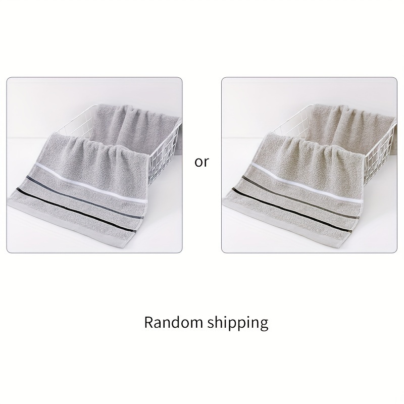 TEMU Luxurious Towel - & Rapidly Absorbent - Premium Indoor & Outdoor Use - Ideal Christmas Halloween Gift Idea 1pc Random Color