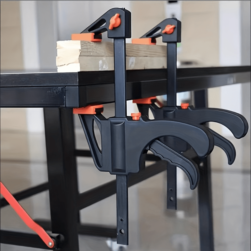 

2- Plastic - F Clamps - Mechanism - Woodworking & Diy For Holding