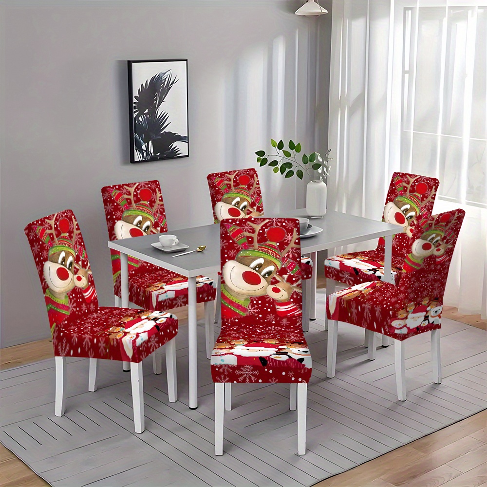 

Christmas Print Chair Covers - Suitable For Chair Designs