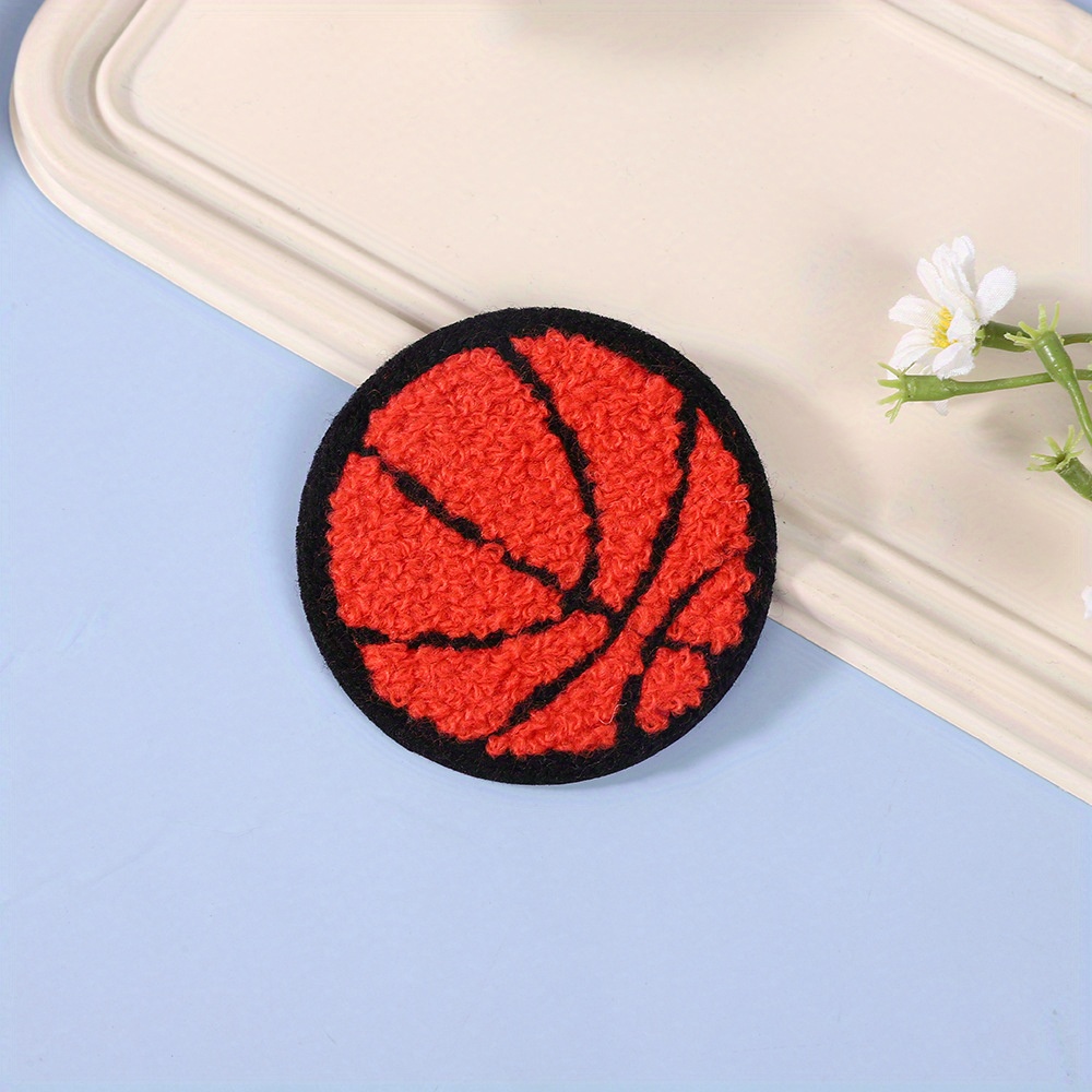 1pc sports themed iron on patch diy no sew applique for clothing baseball football   details 3