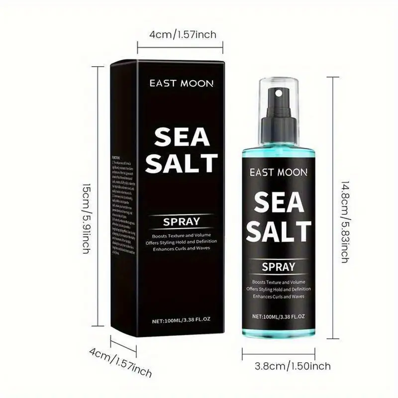 100ml sea salt defining spray mist for summer and autumn oil control hydration and smooth suitable for home or travel use christmas gift for women mom wife sister girlfriend new years gift mothers day present holiday gift Product details 0