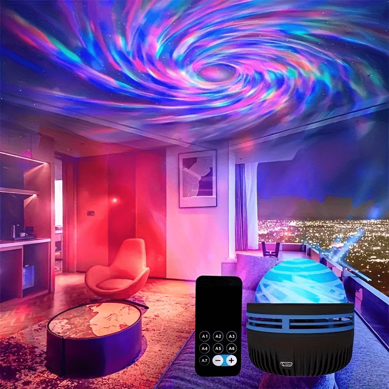 Enchanting 1 Starry Sky Lamp - Elegant Plug-In Night Light for Romantic Bedrooms, Holidays, Camping Adventures, and Parties