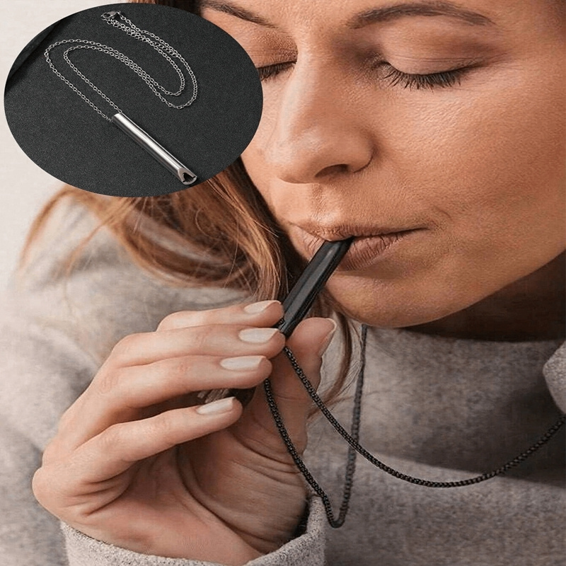 Breathing Necklace and Deep Breathing Tool for Anxiety & Stress Reducer