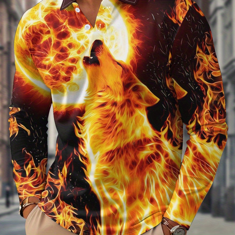 

Long Sleeve Wolf - , For Golf &