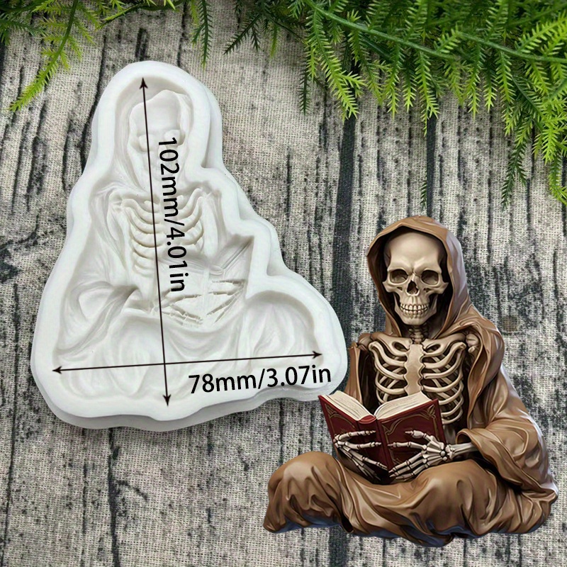 Halloween Silicone Mold For Fondant & Chocolate - Perfect For Cake Decorating, Baking & Crafts