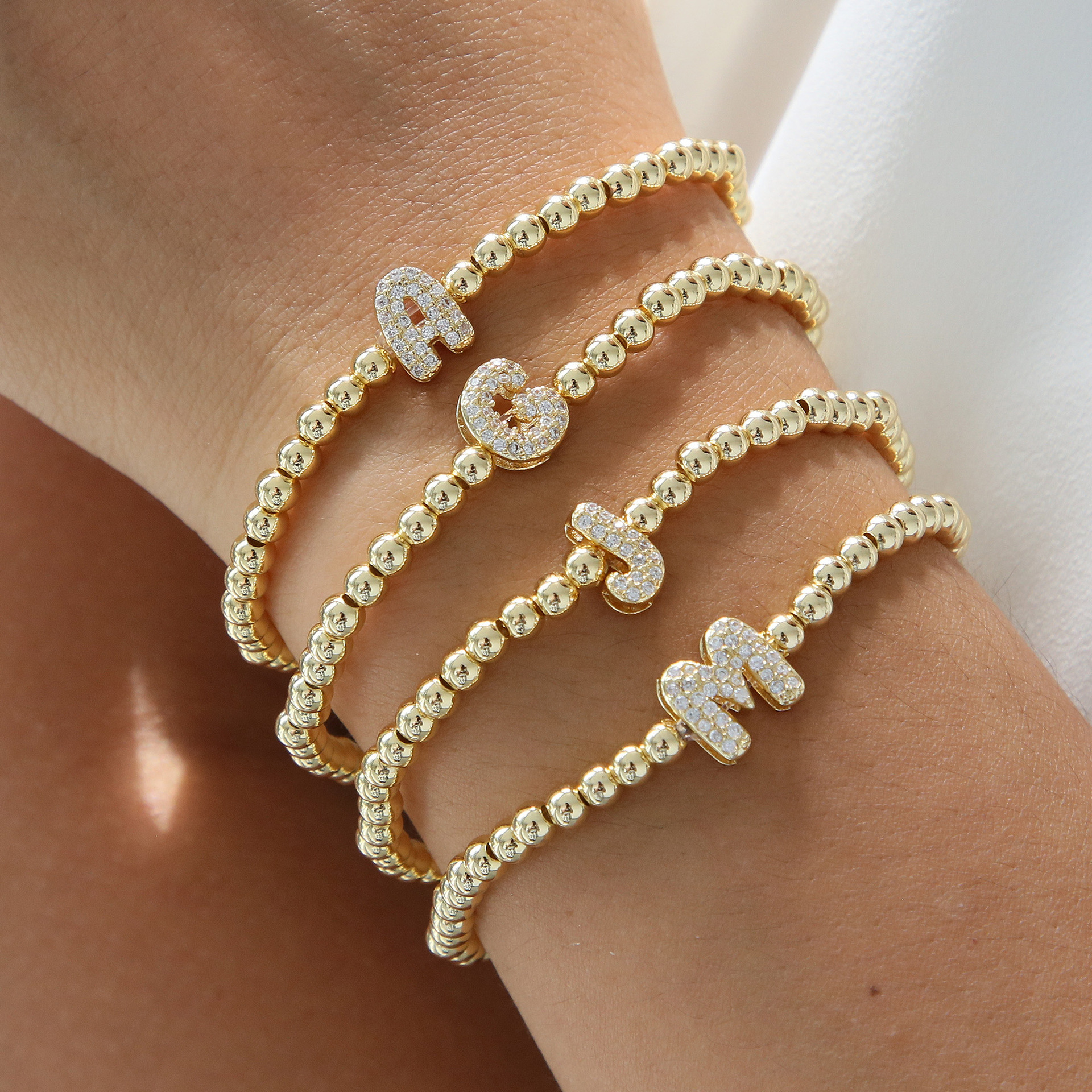 

Bracelets, Women' Jewelry, 18k Copper , Stretchy Bracelets For