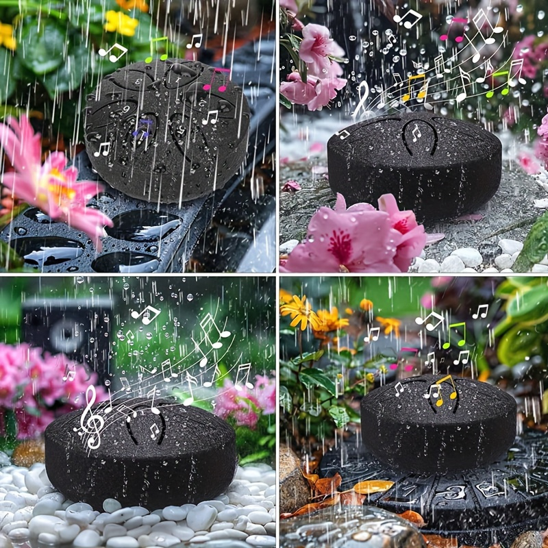 6 steel tongue drum set   1 outdoor garden rain drum 3 inch carbon   drum   waterproof   bell for   outdoors 4