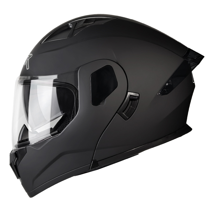 black chrome durability on motorcycle helmets EOX 2.0 Eclipse | Full Face Bluetooth Motorcycle Helmets
