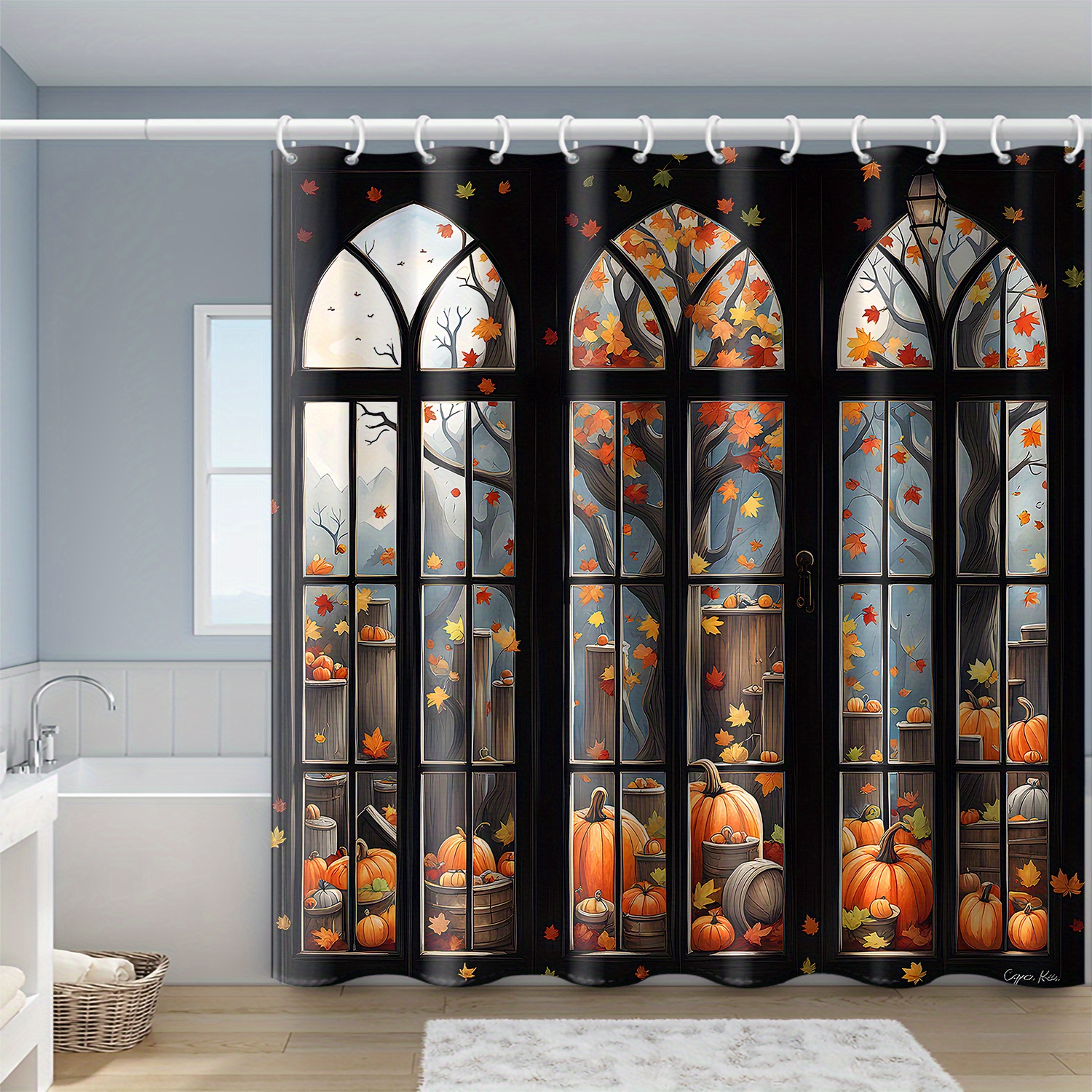 

Shower Curtain - Polyester , - Bathroom Decor, 71x71