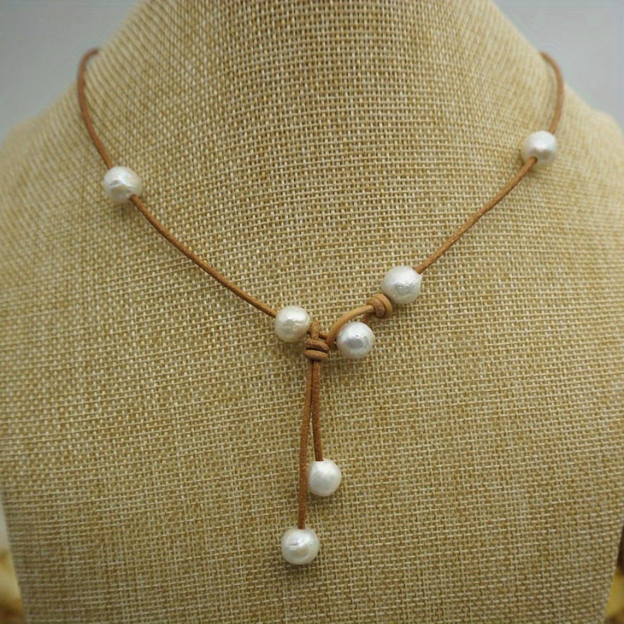 Image of Real Freshwater Pearls Chic And Necklace For Ladies