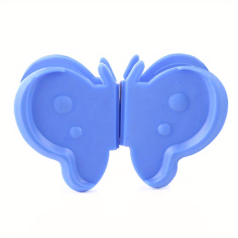 2 pack silicone butterfly shaped pot holder clips non   holders for pots pans dishes multipurpose kitchen tool for cooking baking   dining use details 0