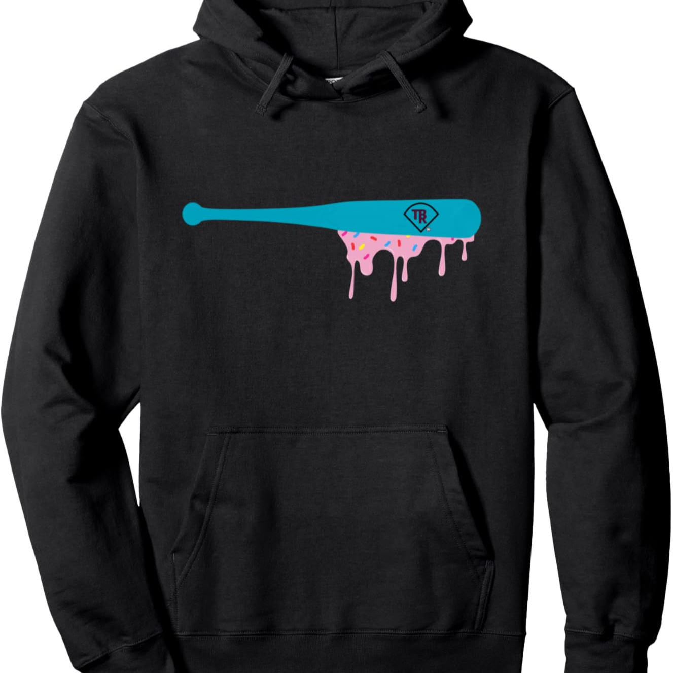 

Baseball Bat With Drip Pullover Hoodie