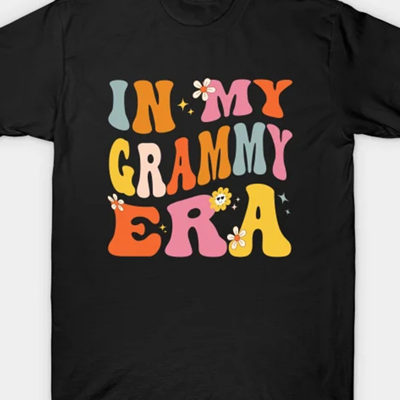 

My Grammy-era Fun Funky Retro Day T-shirt Men's Trend Short Sleeve T-shirt