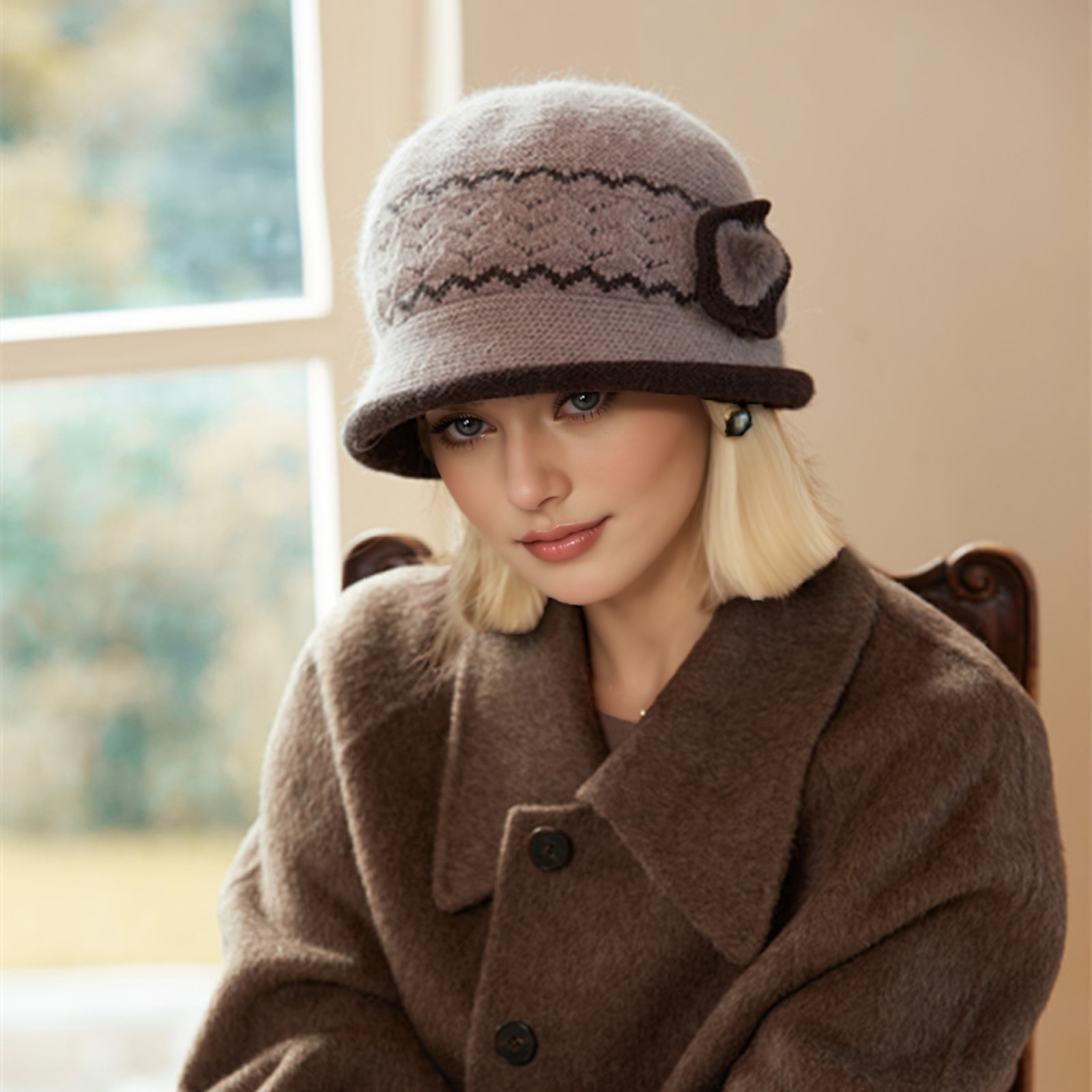 

Hat Fleece Lining - , Cap For Women, For -aged & Elderly