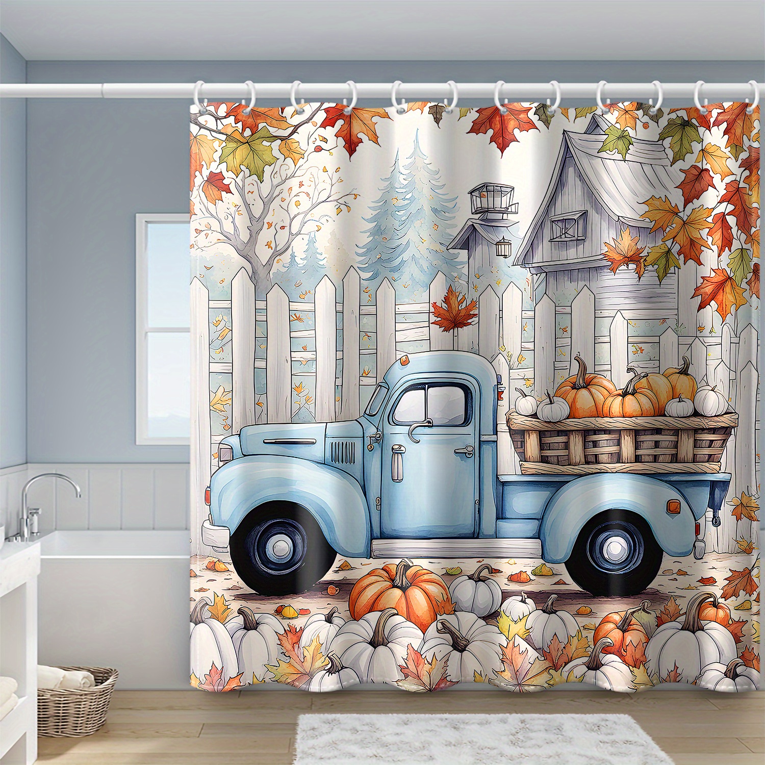 

& Shower Curtain - Polyester , , , 71x71