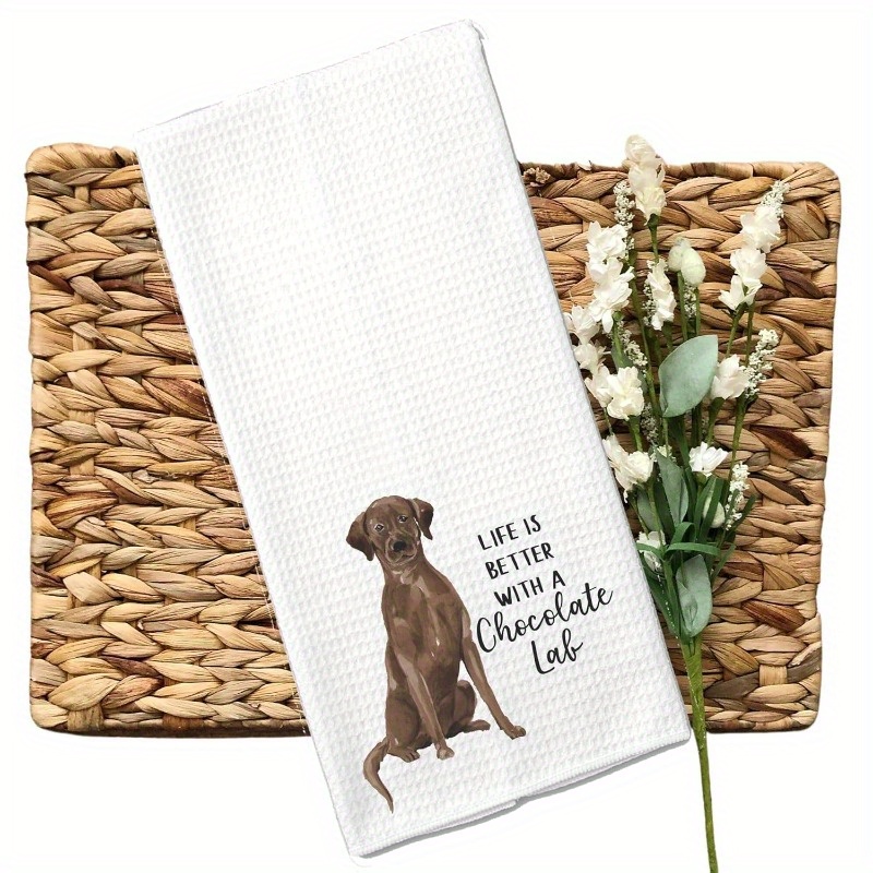 

1pc Set Of 18*26 Towels Dog Personality A Pattern