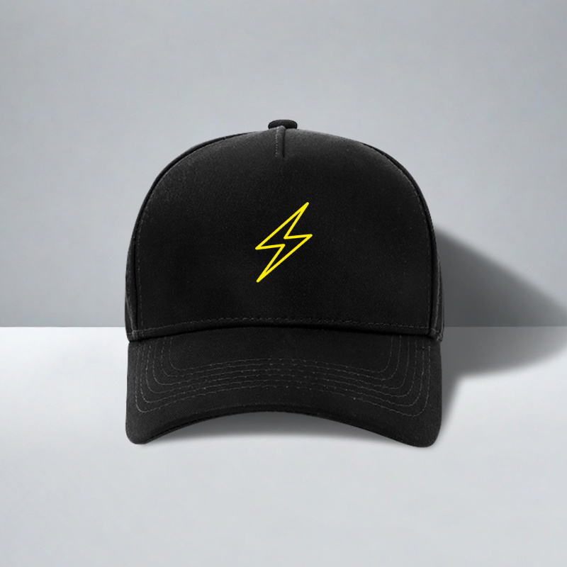 

Lightning Bolt Unisex Baseball Cap Adjustable Sports Hat Casual For Outdoor Running And Travel, Cotton , Lightweight, Hand Wash - Black & Navy