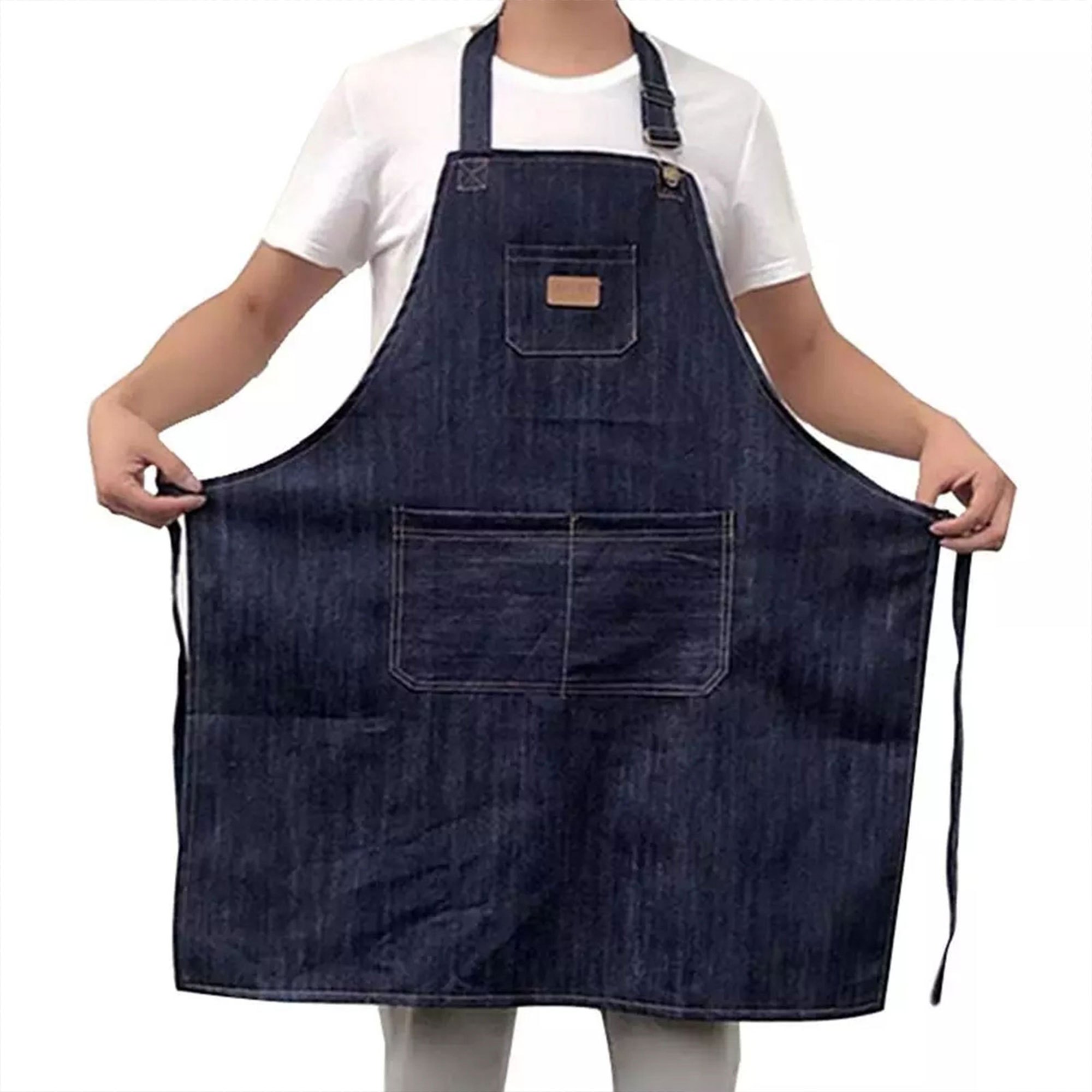 DENIM DUNGAREE PROBAN® CRAFTMAN APRON Amazon.com: Upguider Denim Apron with Pockets for Men and