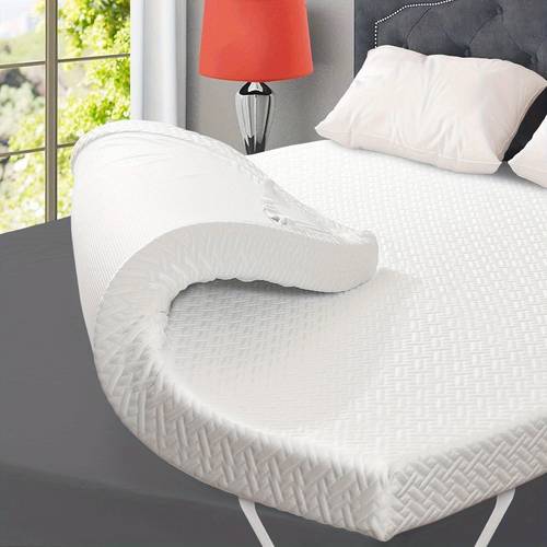 3 inch cooling mattress topper mattress pad cover bed topper with removable washable bamboo cover