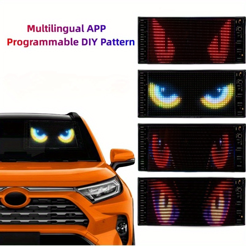 

Pattern Graffiti Sign With A Flexible Screen Animation Display, For Car Shops. This Diy Scrolling Smart Led Matrix Pixel Panel Offers Animation Effects To The Visual Of .