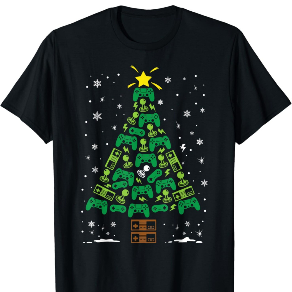 

gamer Men's Christmas Tree T-shirt