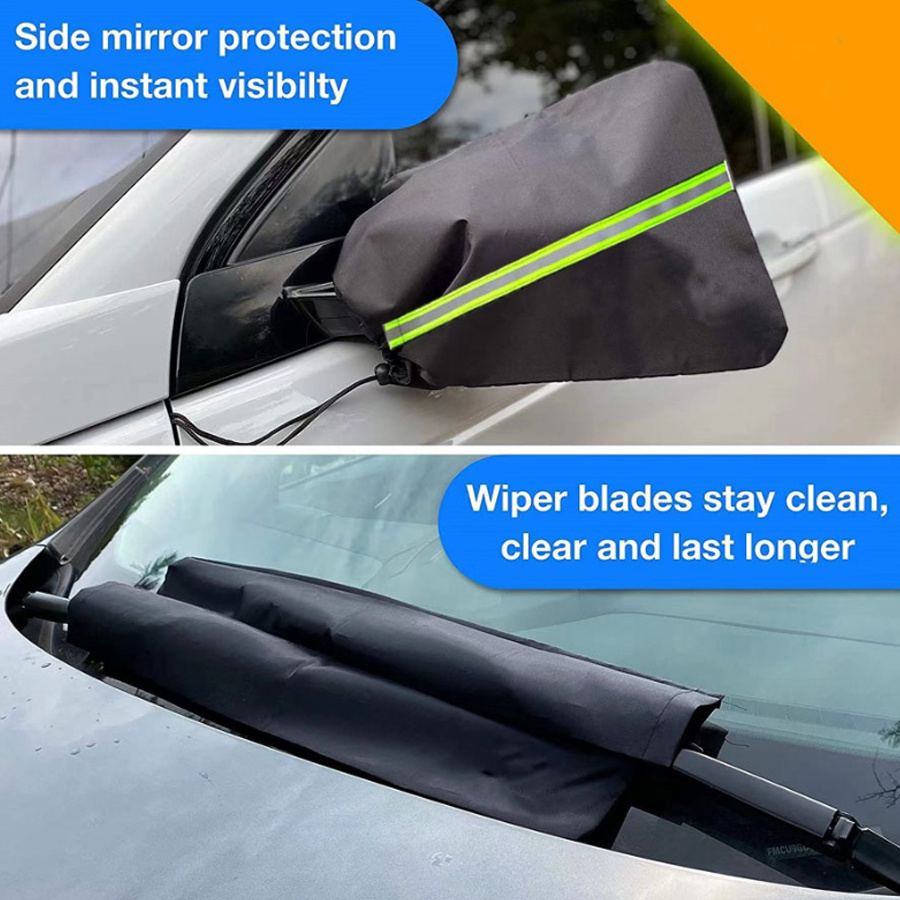 

5pcs Car Set: , & Ice Reflective Strips - & - And Guards