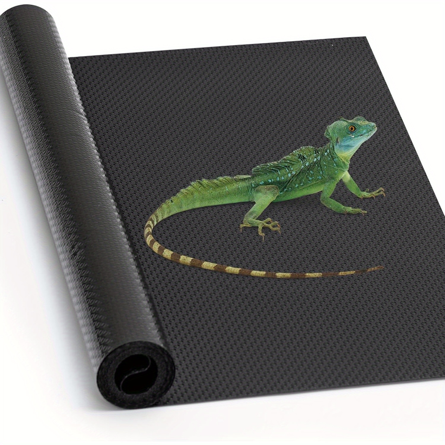 

Pvc Reptile Tank Mat For Bearded Dragon, Leopard , Snake, Lizard, And - Cuttable Reptile Carpet Floor Liner For Lizard Cage, For Reptile Tank