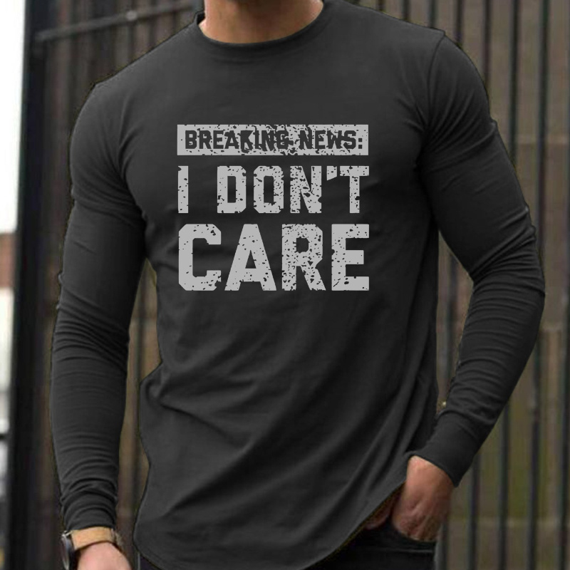 

" Graphic Long T- - , , And Comfortable For Fall/ - For Men