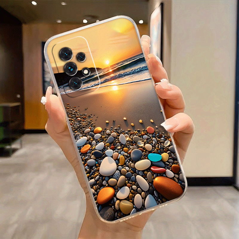 TEMU Pattern Clear Phone Case For A72 A70 A71 A73 5g A53 5g A52 A51 A50 A55 A54 A42 5g A41 A34 A33 A32 5g A31 A25 A23 A22 5g A21s A21 A15 A14 A13 5g