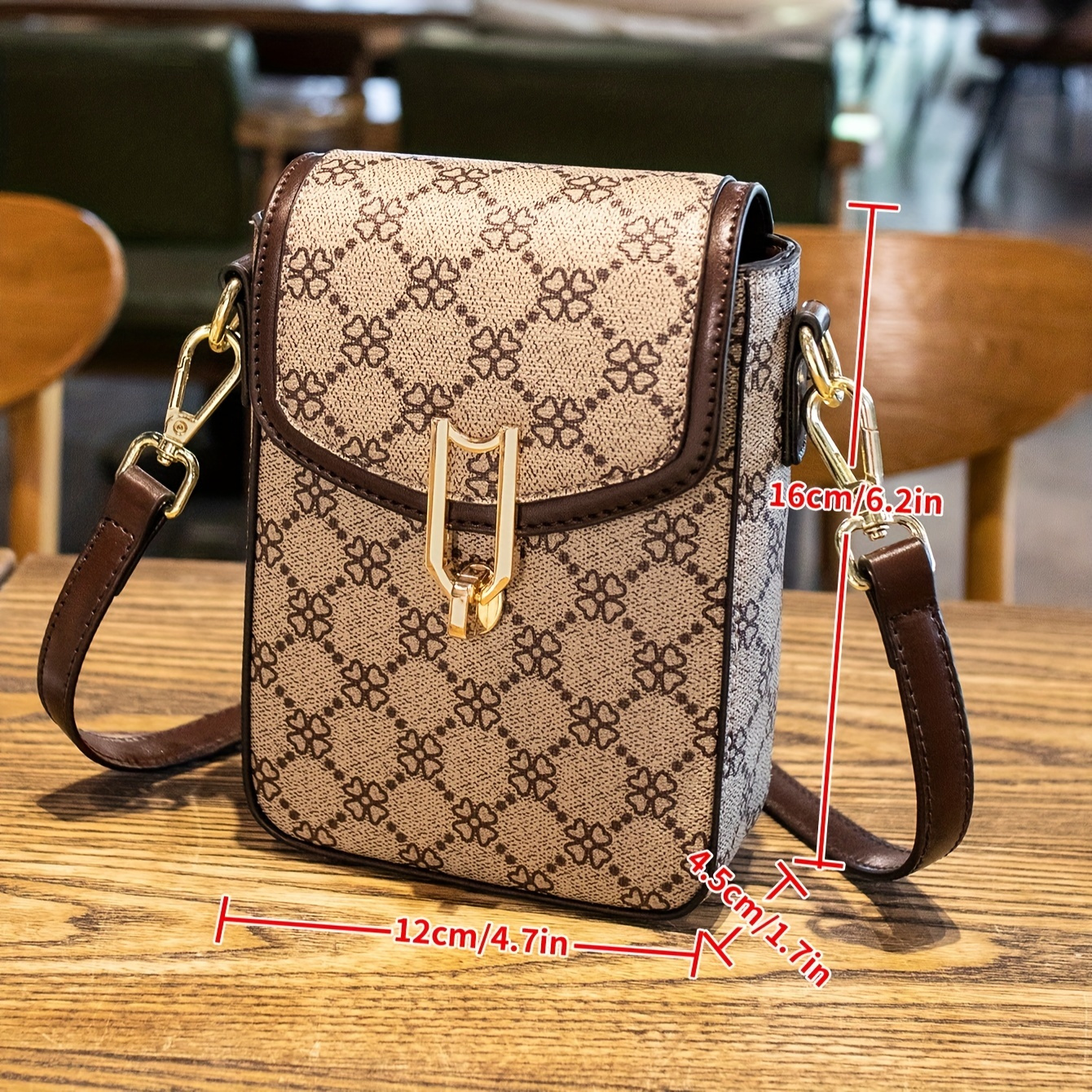 

Fashionable Retro Bag 2024 New Women's Shoulder Shoulder Bag Long Phone Bag