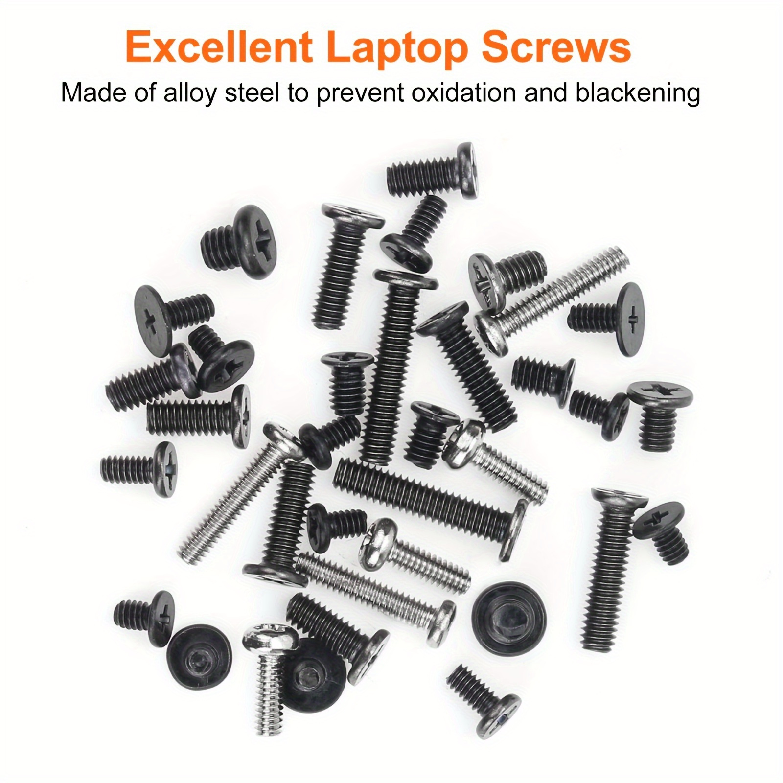 250/500pcs/Box Computer Small Mini Screw Set M2 M2.5 M3 Carbon Steel Computer Notebook Laptop Screws Kit