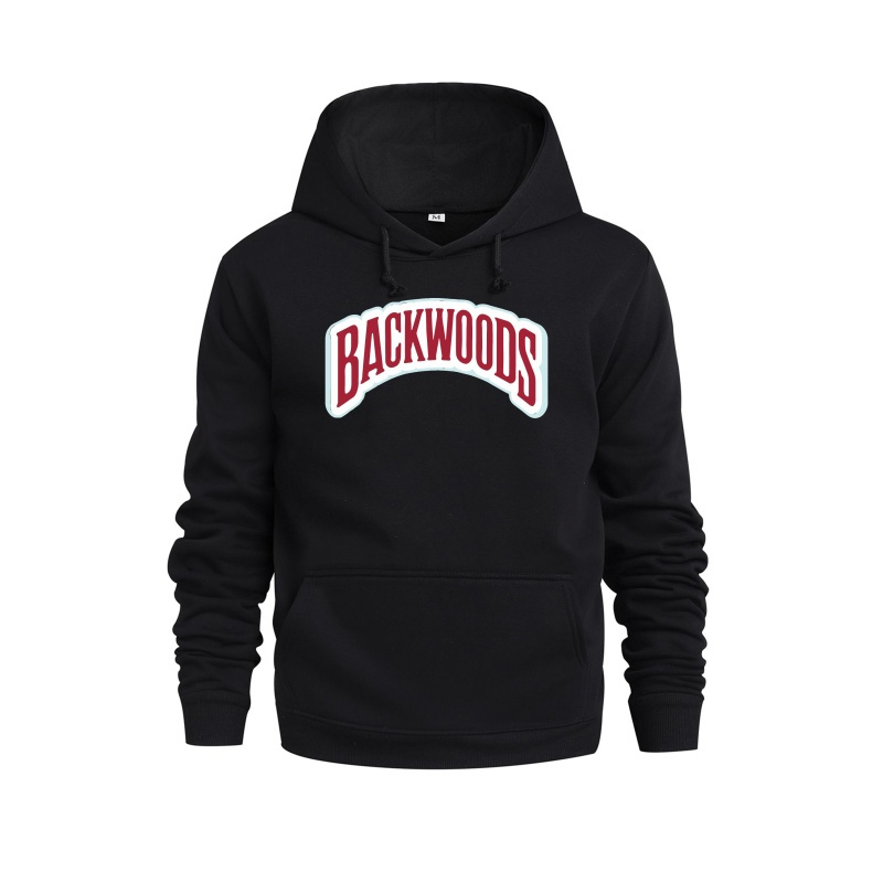 

Backwoods All Day Cozy Cotton Blend Hoodie - Super Soft & Breathable, Red Crew Neck Sweatshirt With Backwoods Print, Ideal For Casual Wear & Everyday , Backwood Hoodie