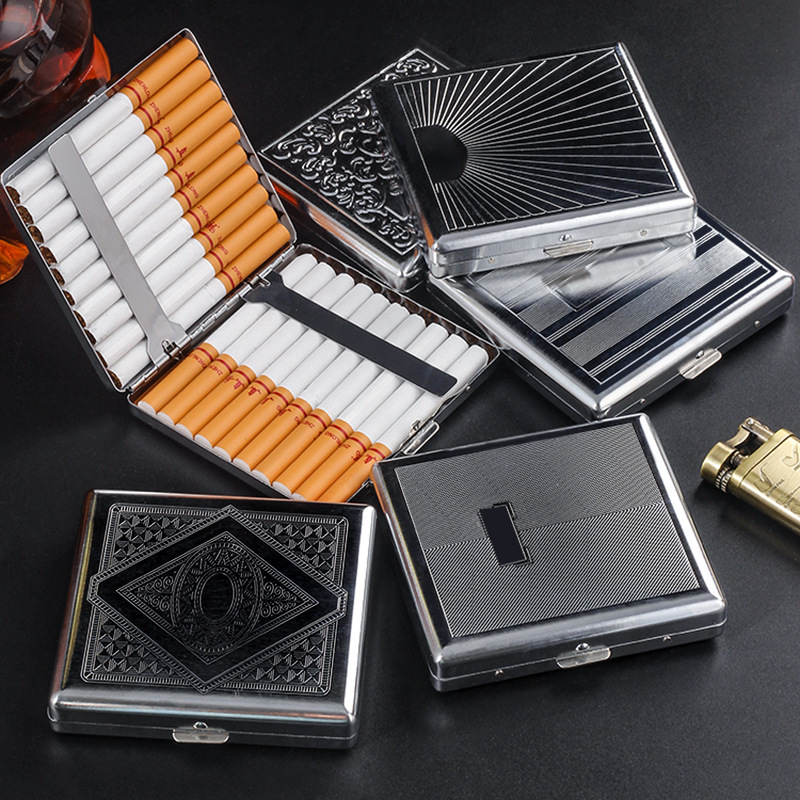 slim cigarette case with lighter Amazon.com: X-LIGHTER Cigarette Case with Lighter for 84MM King Size, Smell  Proof, Ultra Slim, Leather Cigarette Holder Case for Men, Business : Health  & Household