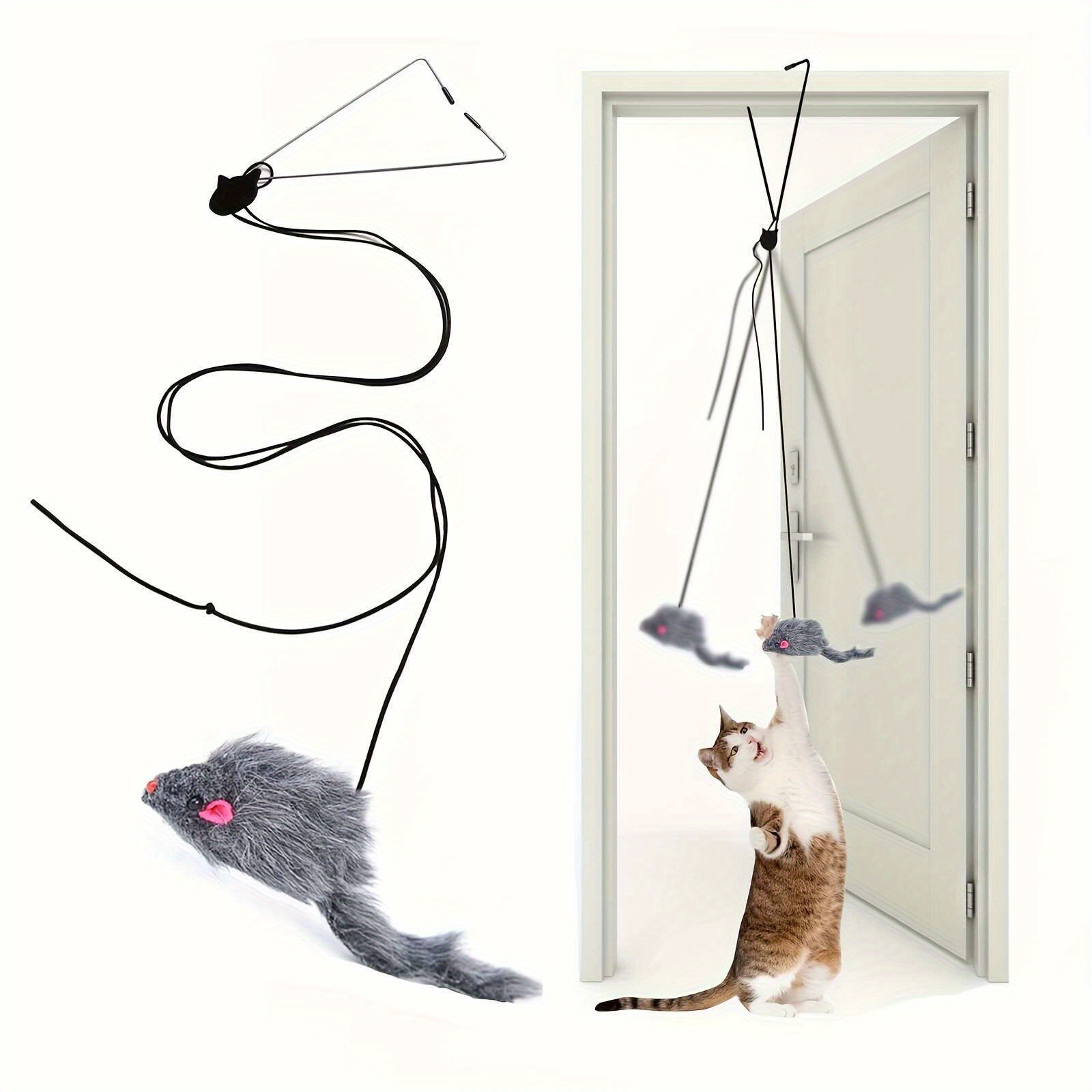 

-hanging Cat Toy Rod - Uncharged, Battery-free Toy For Breeds