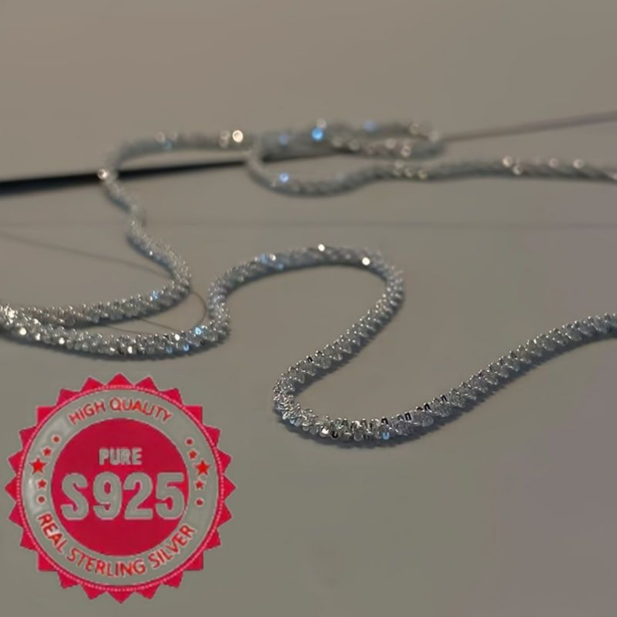 925 sterling silver gypsophila   chain necklace 18 30 adjustable clavicle chain for women and men stackable jewelry for wedding engagement 2mm couple niche details 31