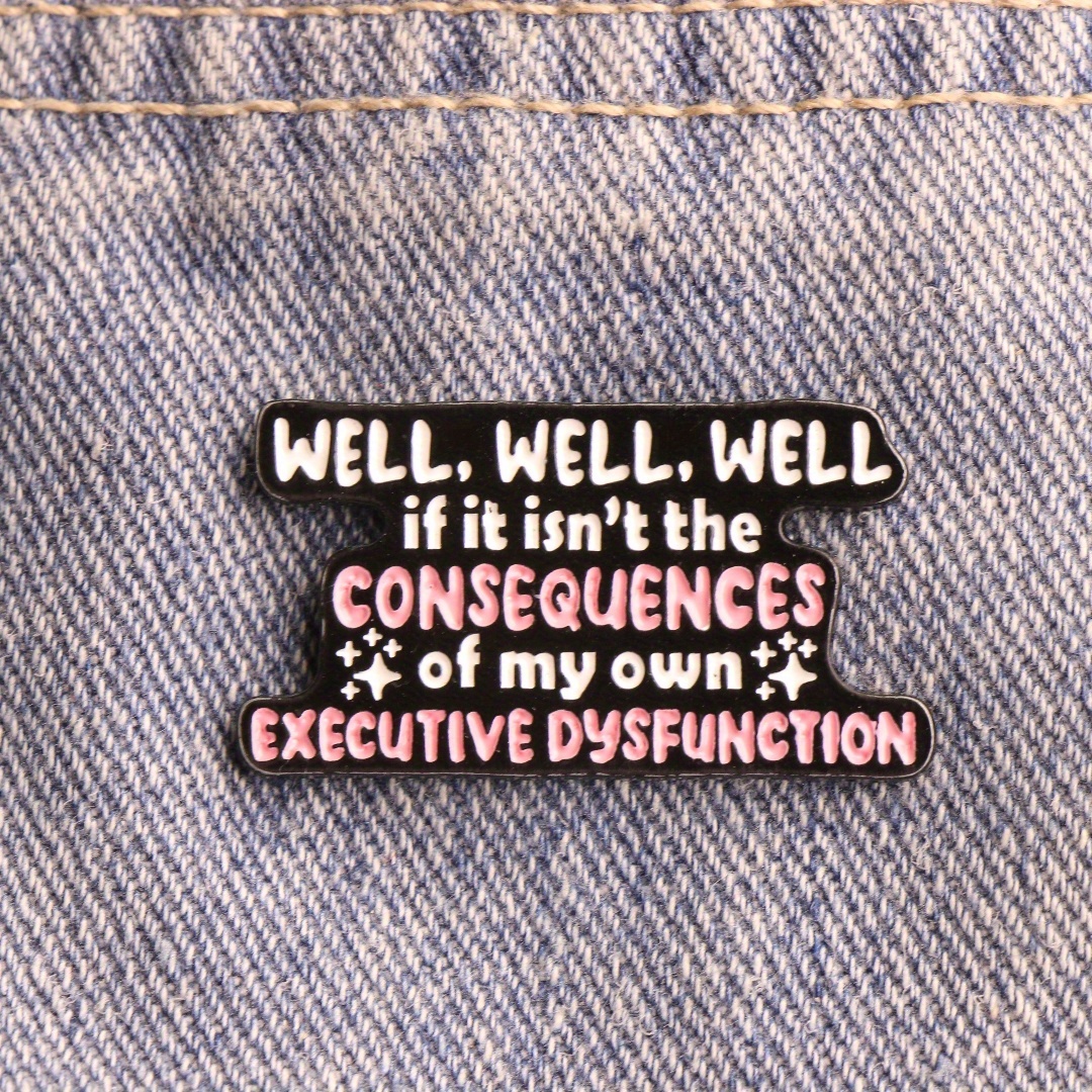 

Humorous Quote Enamel Pin "consequences Executive " - No Plating Alloy Brooch For , Accessory For Clothing And Bags, Ideal Gift - Unisex Fashion Pin