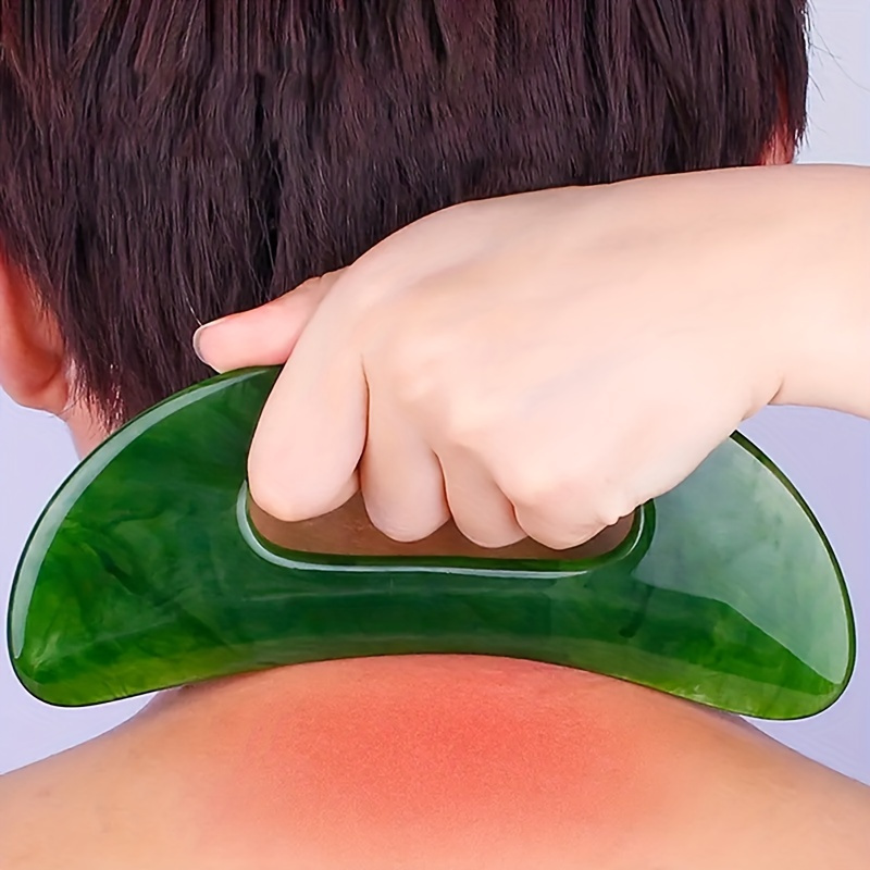 

Outil de Massage Gua Sha avec Poignée, Outils de Massage en Résine, Massager pour Corps, Outils Gua Sha pour Hommes et Femmes