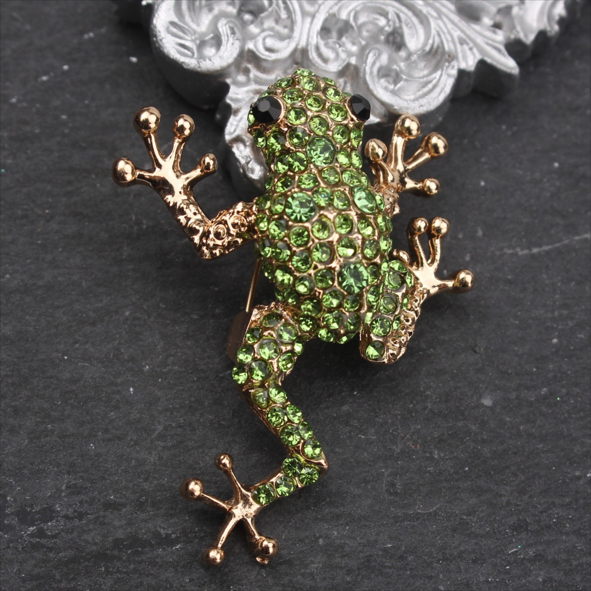 

Diamond Frog Brooch, Cartoon Animal Corsage Accessories For Men's Clothing, Gift