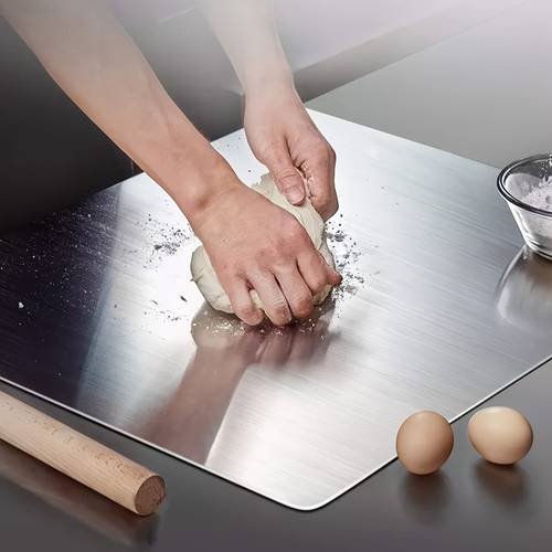 extra large stainless steel cutting board thick for smooth rolling kneading