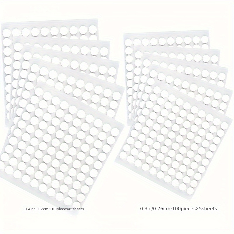 

A Of 1000 Double- Foam 3d Adhesive , Foam Patches, Suitable For Diy Crafts, Card Making, Office Supplies. Not , Suitable For Plastic, , , And - (0.3" And 0.4").