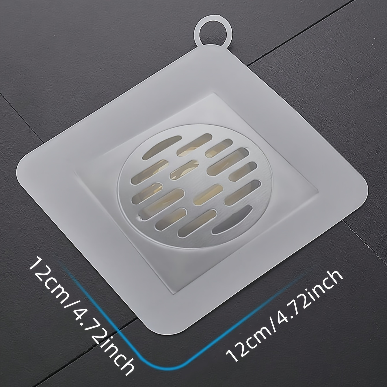 Image of 1pc Thick Silicone Floor Drain Cover - Odor &, Perfect For Bathroom Sinks & Showers, Essential Rv Accessory Rv Bathroom Sinks